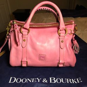 Pink Dooney & Bourke Florentine leather handbag